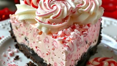 No-Bake Peppermint Cheesecake