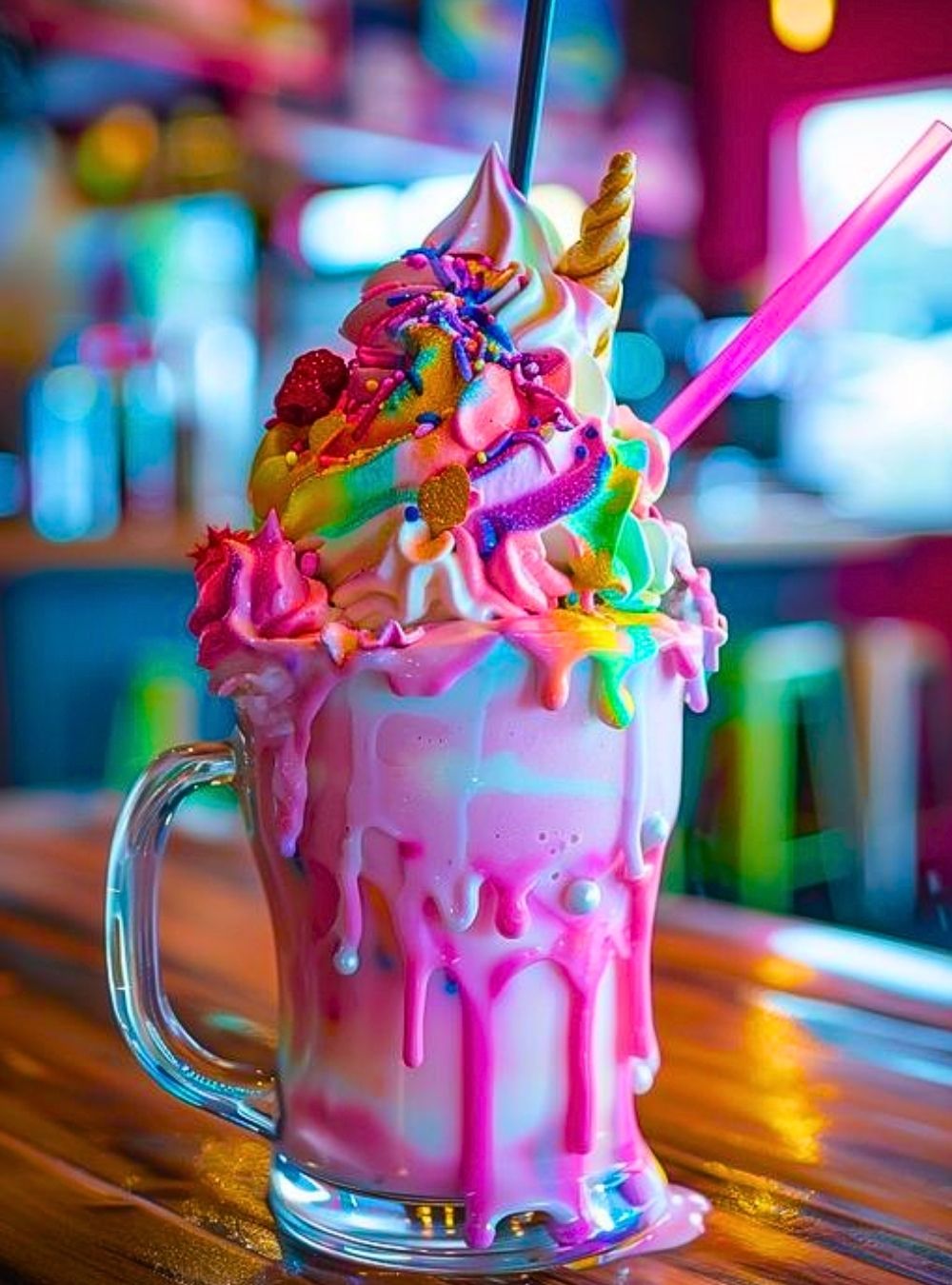 Pink Unicorn Freakshakes: Extreme Milkshake