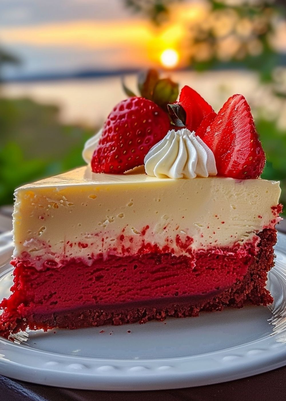 Strawberry Red Velvet Cheesecake: The Ultimate Dessert Duo 5