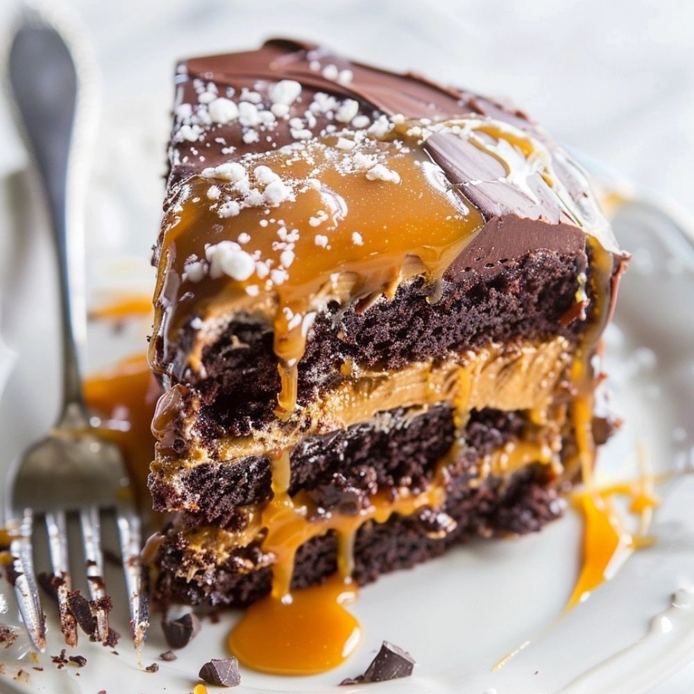 Salted Caramel Chocolate Cake