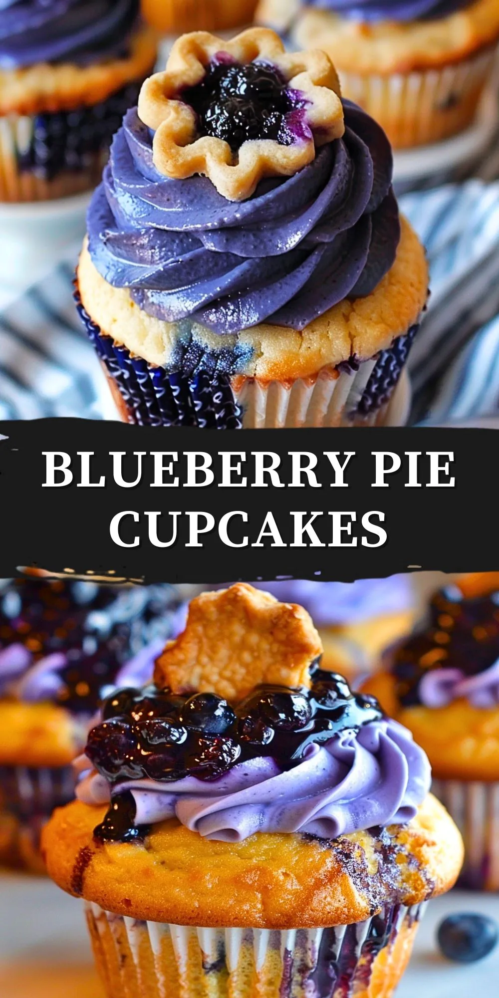 Blueberry Pie Cupcakes Recipe