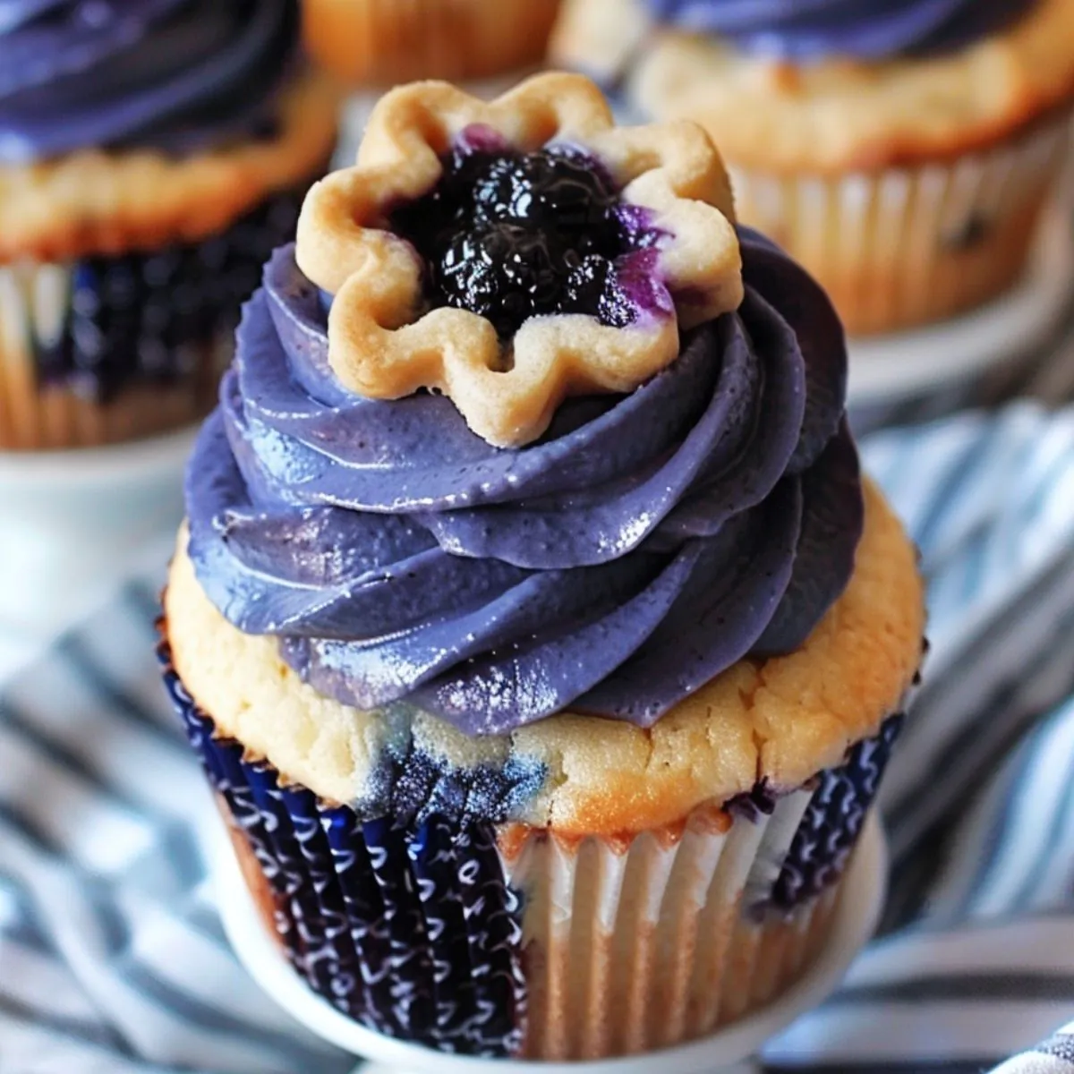 Blueberry Pie Cupcakes Recipe